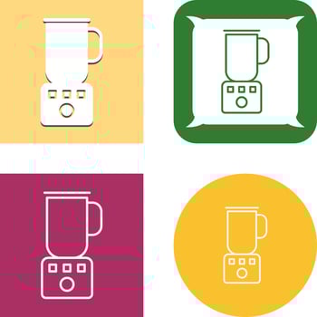 Coffee Blender Icon Design vector