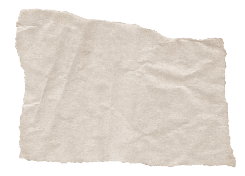 Brown Textured Torn Paper Edge. Ripped Craft Paper for Scrapbooking and Collages png