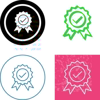 Unique Quality Control Icon vector