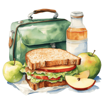 Colorful Stack of Lunch Boxes for Healthy Eating png