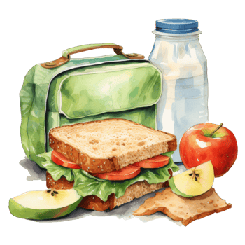 Colorful Stack of Lunch Boxes for Healthy Eating png