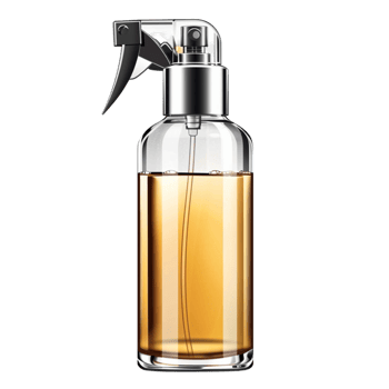 Refreshing Water Shower Bottle with silver cap png