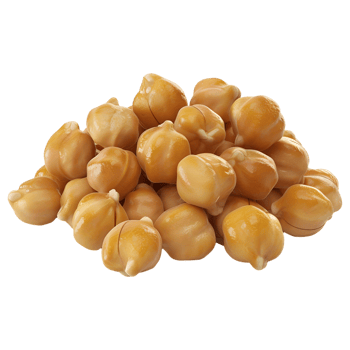 3D Rendering of a White Chickpeas on Transparent Background png