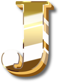 Gold Alphabet Letter and Number png