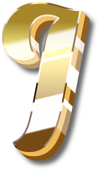 Gold Alphabet Letter and Number png