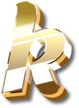Gold Alphabet Letter and Number png