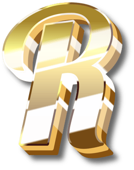 Gold Alphabet Letter and Number png