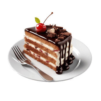 cake isolated on transparent background png