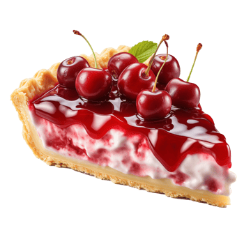 homemade pie delicious food isolated on a transparent background png
