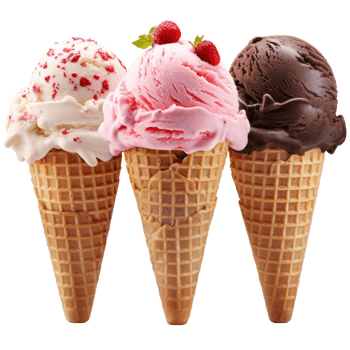 icecream cone isolated on transparent background png