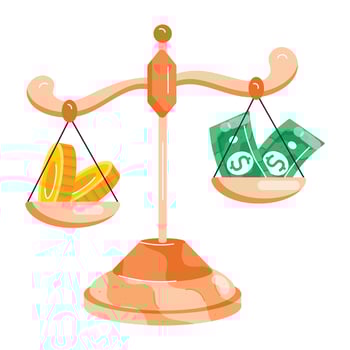 Business and Finance Flat Stickers vector