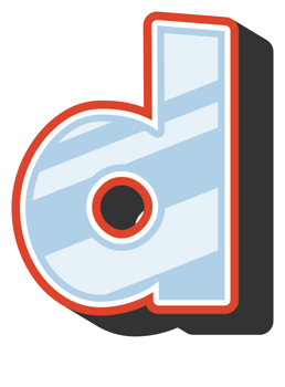 Playful Cartoon Alphabet Letter and Number png