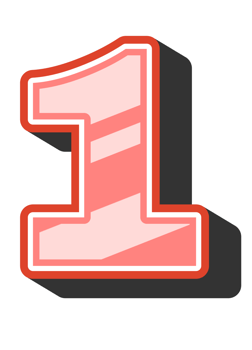 Playful Cartoon Alphabet Letter and Number png