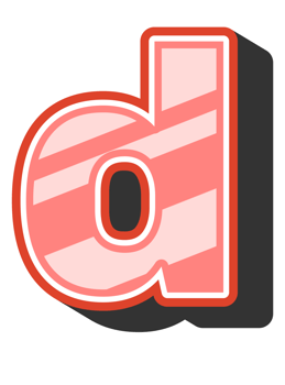 Playful Cartoon Alphabet Letter and Number png