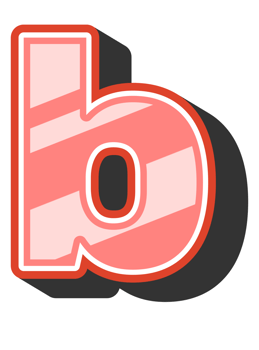 Playful Cartoon Alphabet Letter and Number png