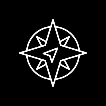 East Line Inverted Icon Design vector