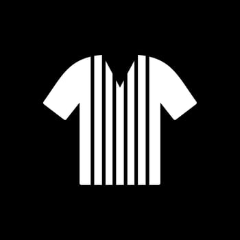 Shirt Glyph Inverted Icon Design vector