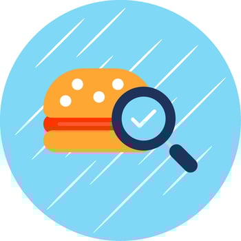 Fast Food Flat Circle Icon Design vector