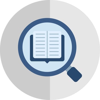 Research Flat Scale Icon Design vector