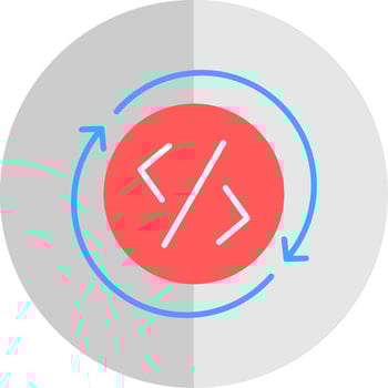 Development Flat Scale Icon Design vector