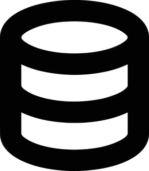 Storage data icon symbol image for database illustration vector