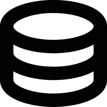 Storage data icon symbol image for database illustration vector