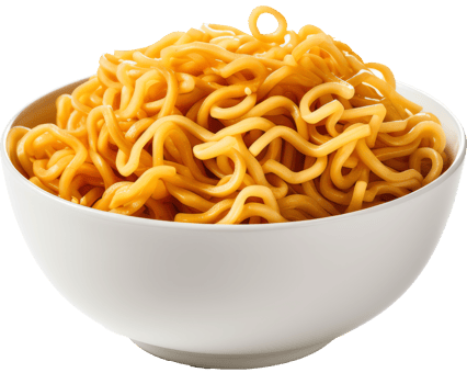 noodles isolated on transparent background png