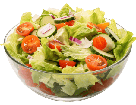 salad isolated on transparent background png