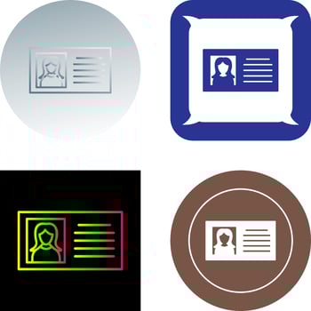 Female Profile Icon Design vector