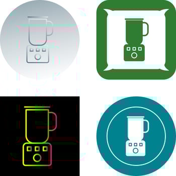Coffee Blender Icon Design vector