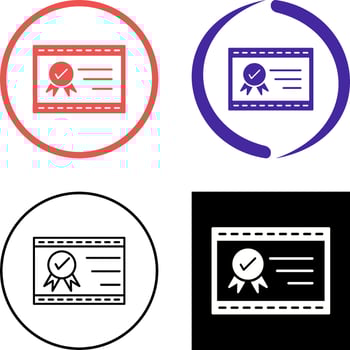 Unique Quality Assurance Icon Design vector