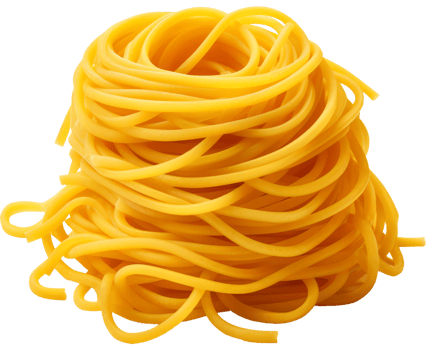 spaqhetti raw isolated on transparent background png