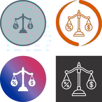 Scale Icon Design vector