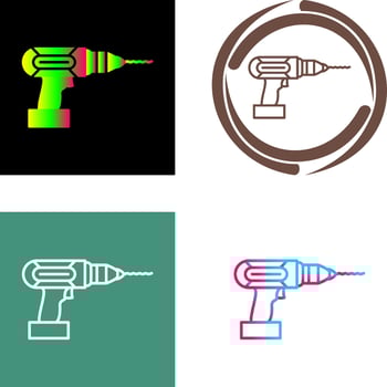 Drill Icon Design vector
