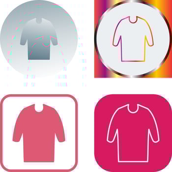 Casual Shirt Icon Design vector