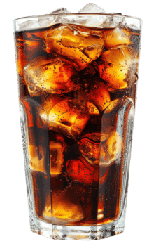 cola soda isolated on transparent background png