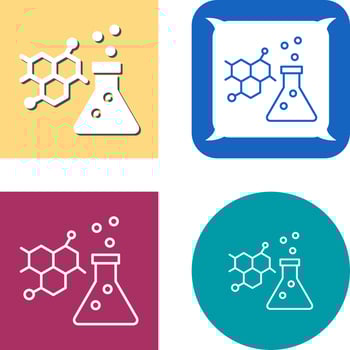 Chemistry Icon Design vector
