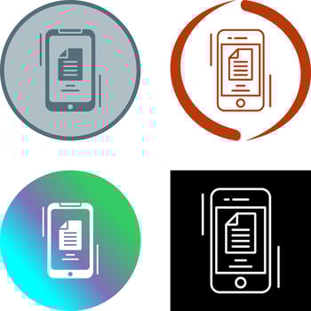 Note Icon Design vector