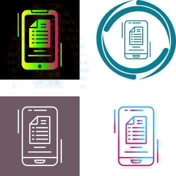 To Do List Icon Design vector