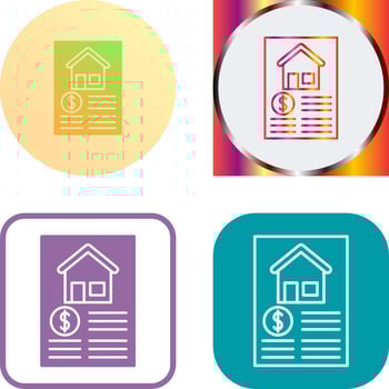 Document Icon Design vector