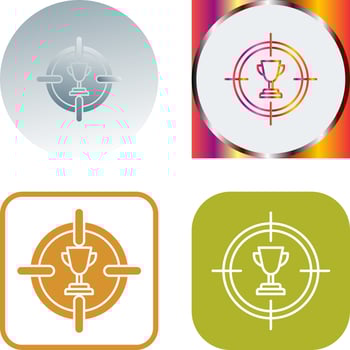 Target Icon Design vector