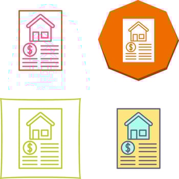 Document Icon Design vector