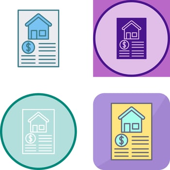 Document Icon Design vector
