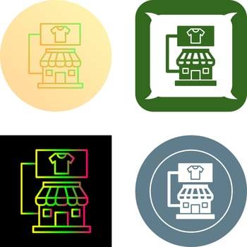 Store Icon Design vector