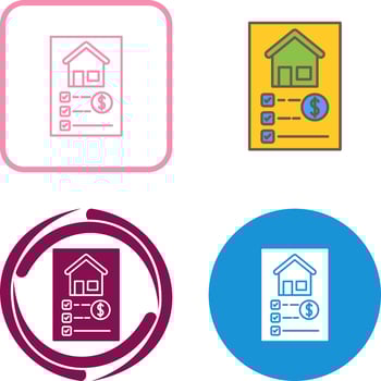 List Icon Design vector