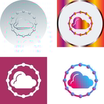 Cloud Icon Design vector