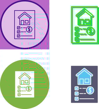 List Icon Design vector