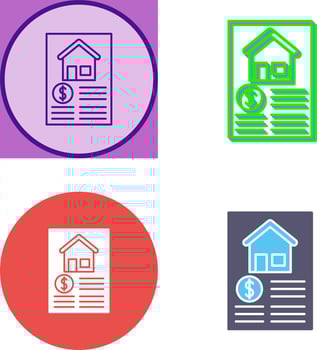 Document Icon Design vector