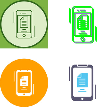 Note Icon Design vector