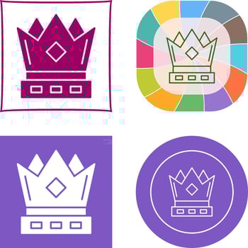 Crown Icon Design vector